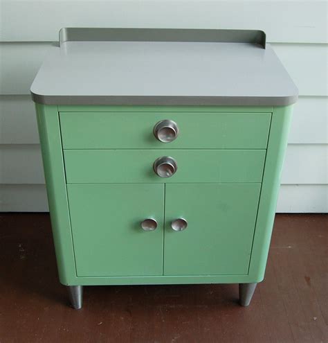 vintage big green metal medical box with drawers|Vintage Metal Medical Cabinet .